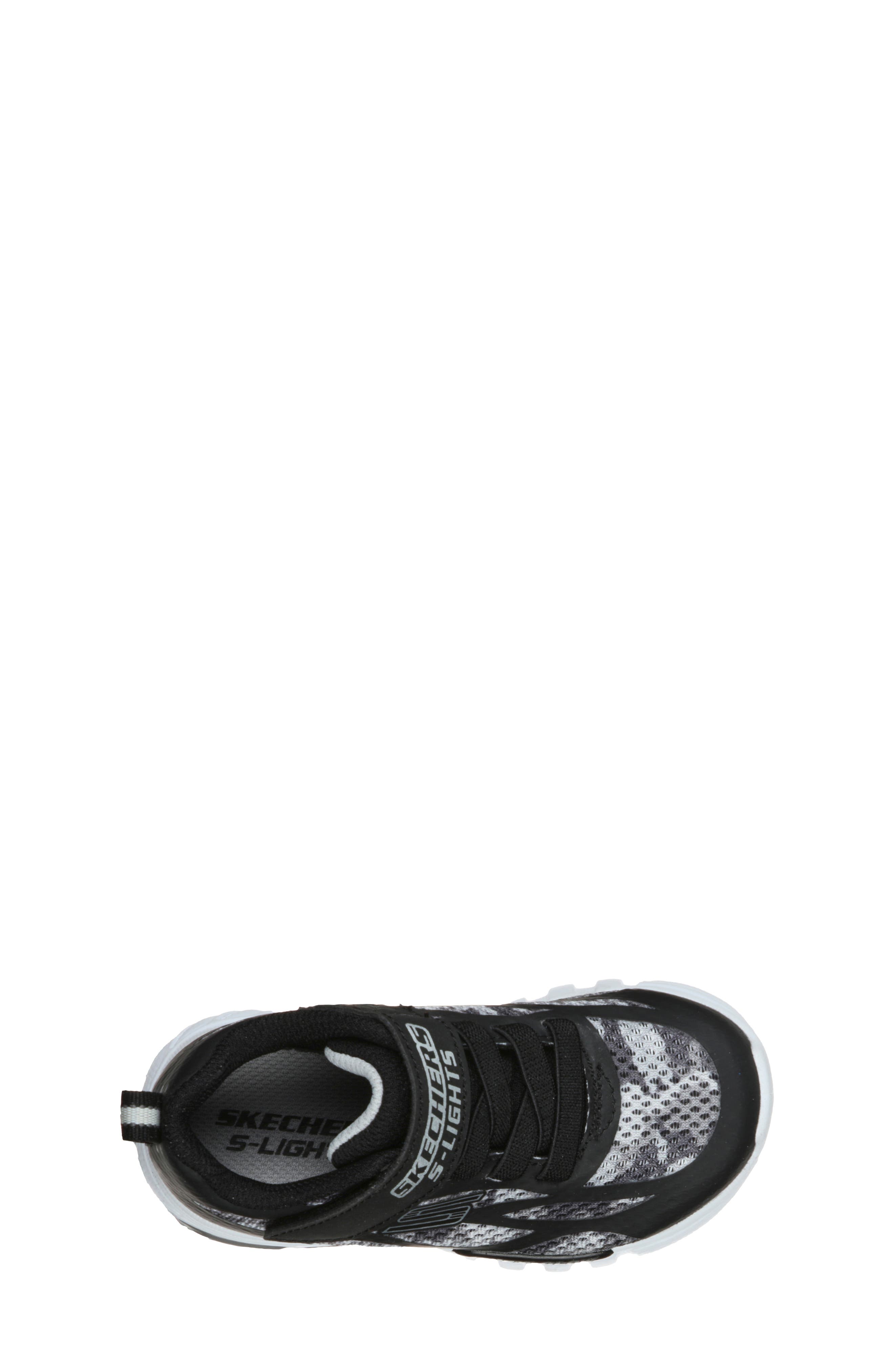 Flex Glow Dezlom Light-Up Sneaker, Alternate, color, BLACK/ GREY