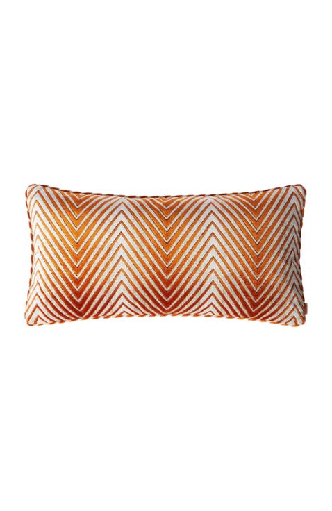 Ziggy 30x60 Cm Viscose Blend Zigzag Cushion