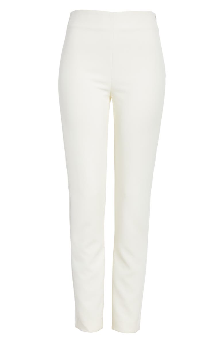 St. John Collection Bella Double Weave Skinny Pants, Alternate, color,