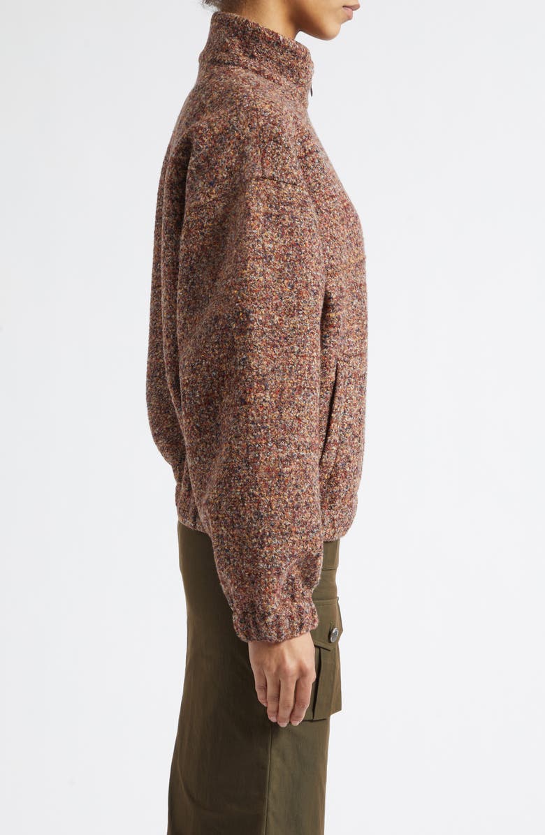 Shushu/Tong Flecked Half Zip Sweater, Alternate, color, Variedness