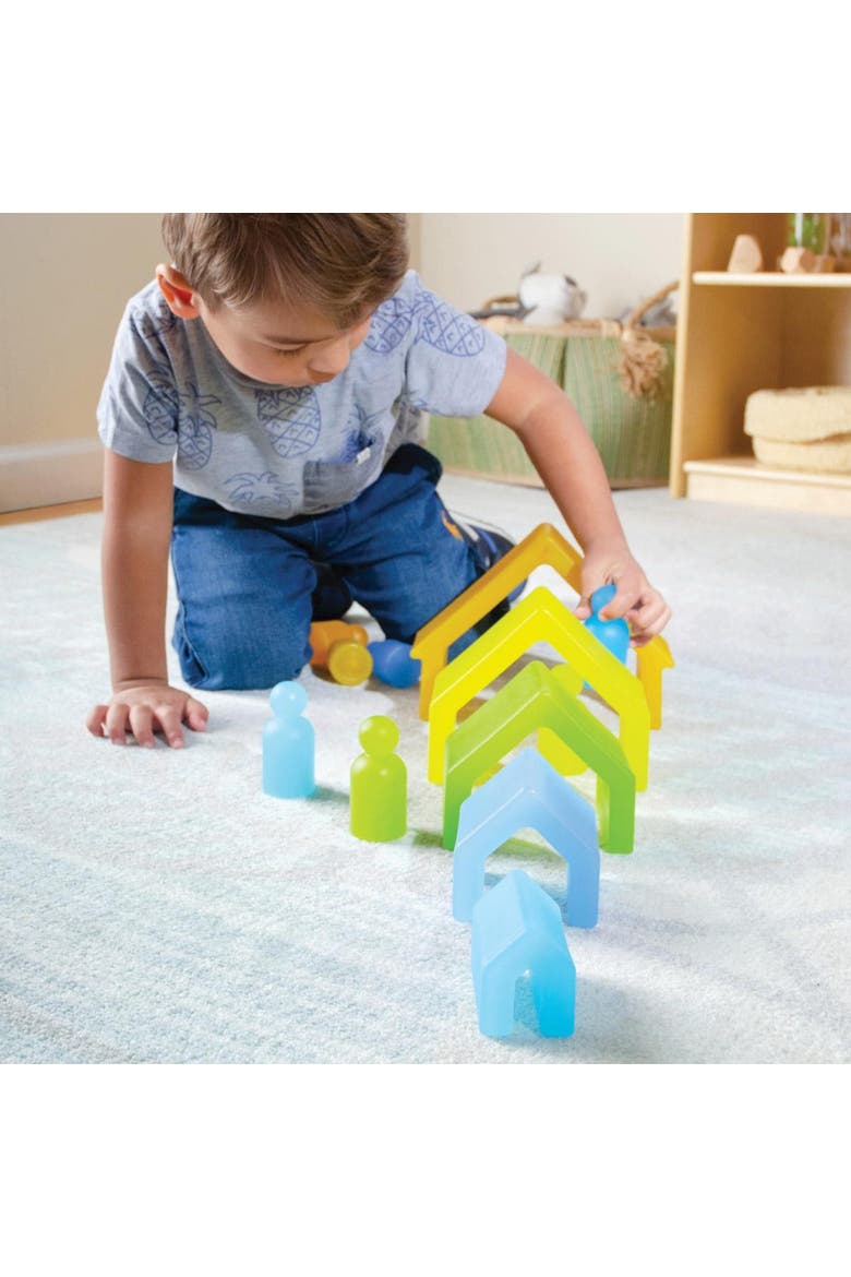 Discovery Stackers - Natural House - 5 Pieces, Alternate, color, multicolor
