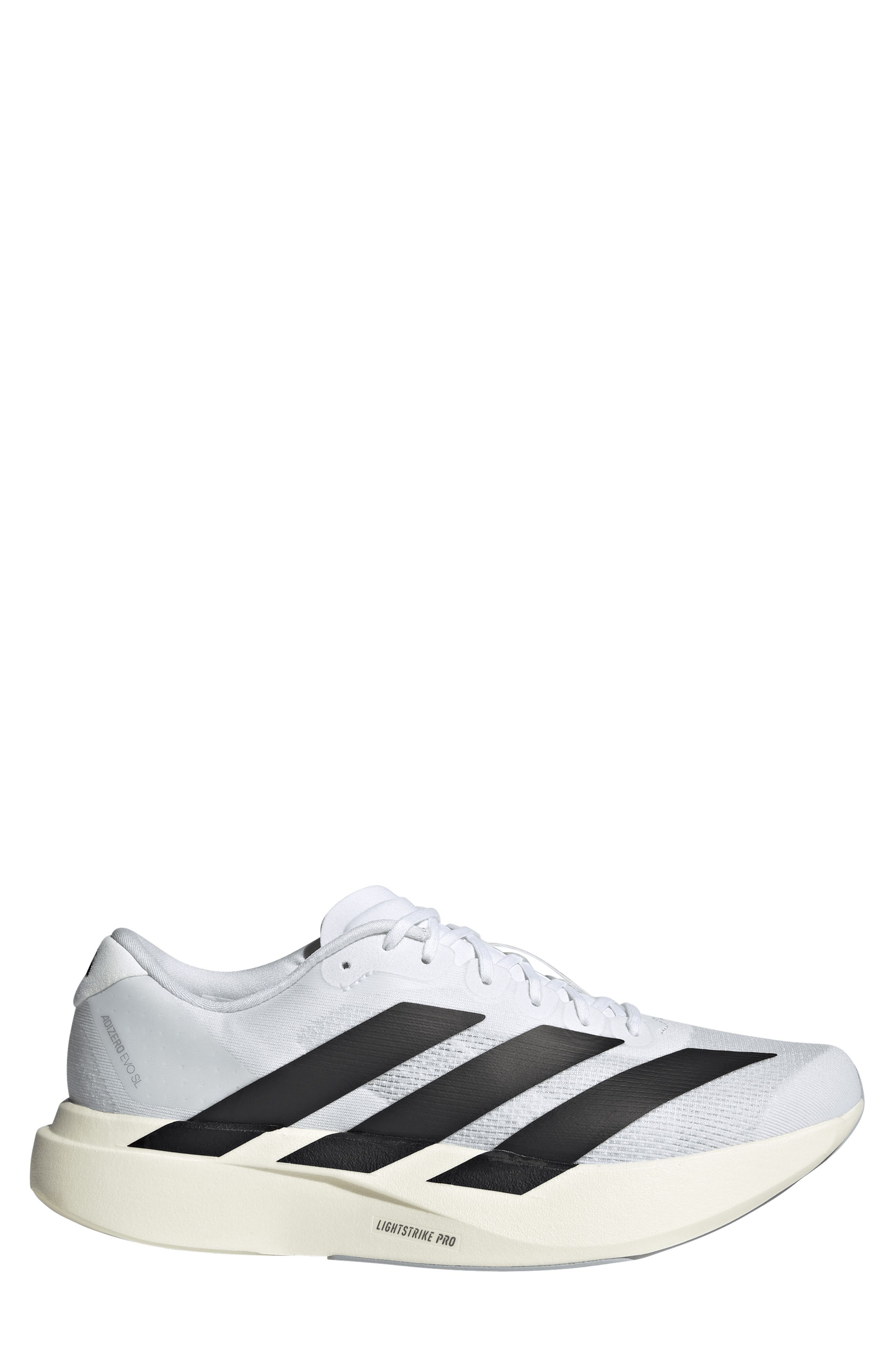 adidas Adizero Evo SL Running Shoe, Alternate, color, Ftwwht/Cbl