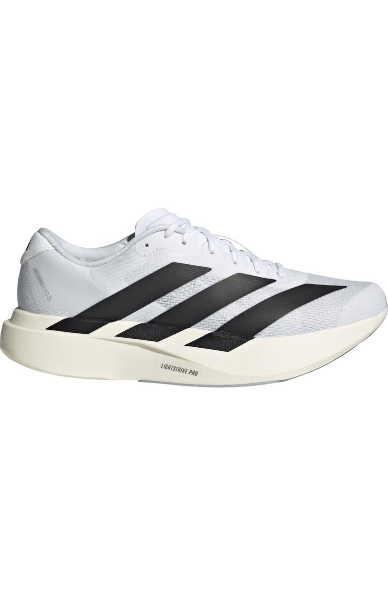 adidas Adizero Evo SL Running Shoe, Alternate, color, Ftwwht/Cbl
