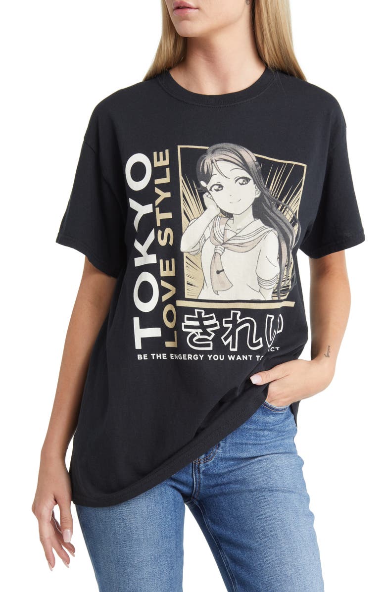 Vinyl Icons Tokyo Animé Cotton Graphic Tee, Main, color,
