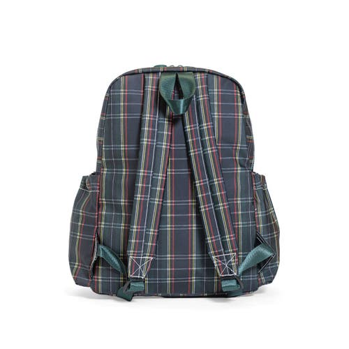 Trvl Design Cambridge Plaid Backpack In Blue