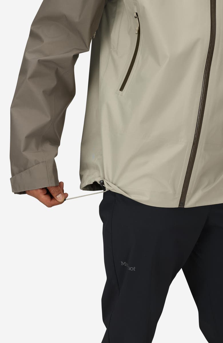 Marmot Minimalist Pertex<sup>®</sup> Waterproof Hooded Jacket, Alternate, color, Claystone/ Shale Grey