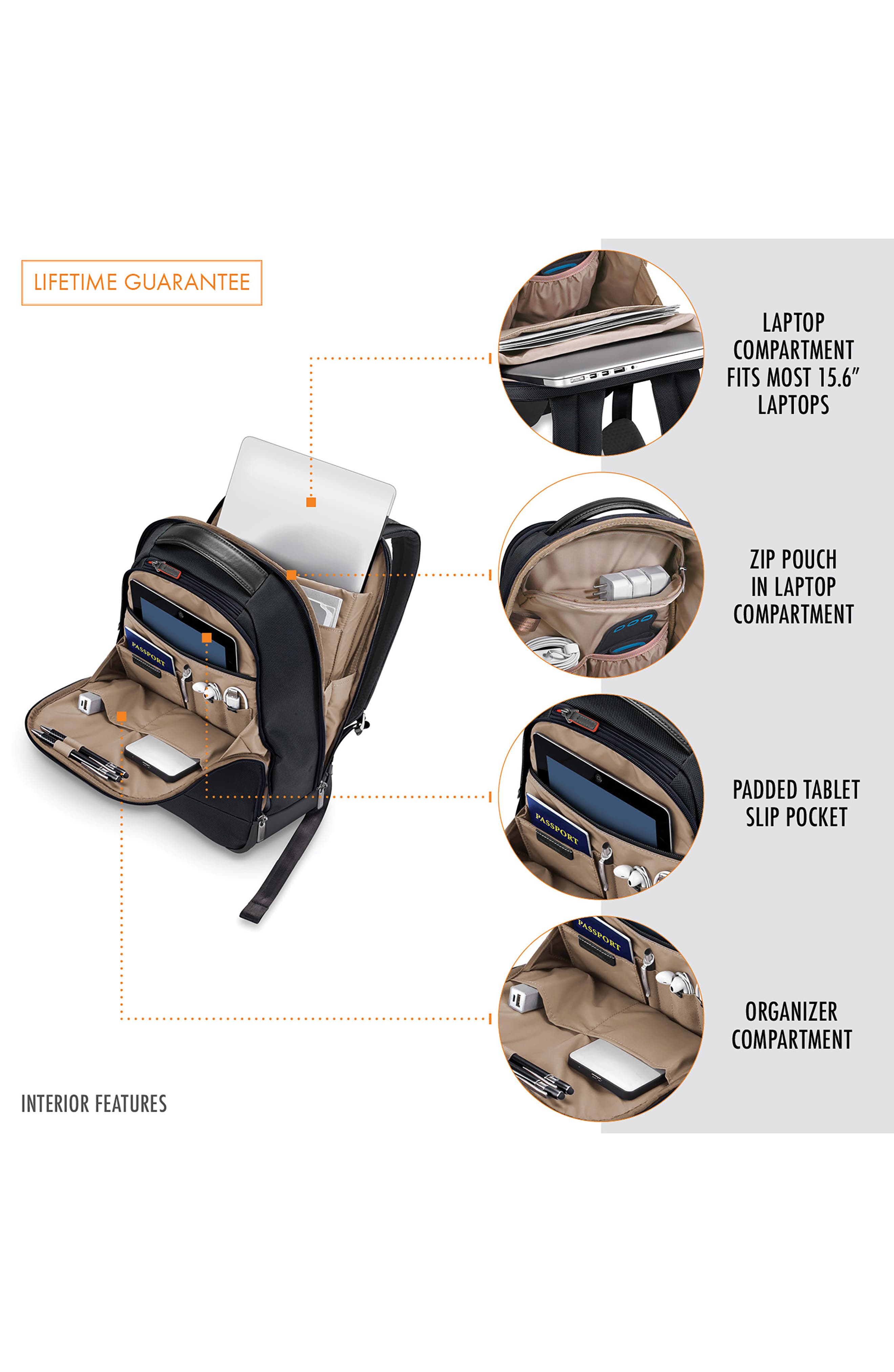 Briggs & Riley @work Medium Slim Backpack, Alternate, color, 