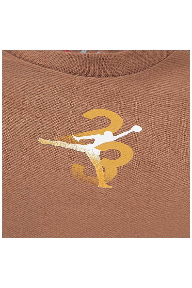Kids' Flight Short Sleeve T-Shirt, Alternate, color, ARCHAEO BROWN