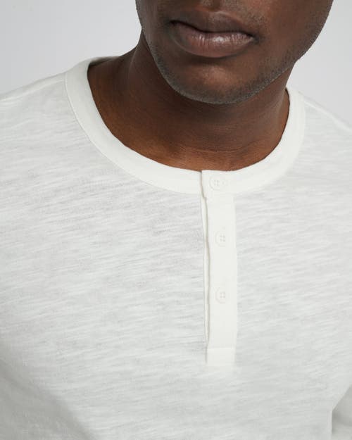 Onia Long Sleeve Slub Henley