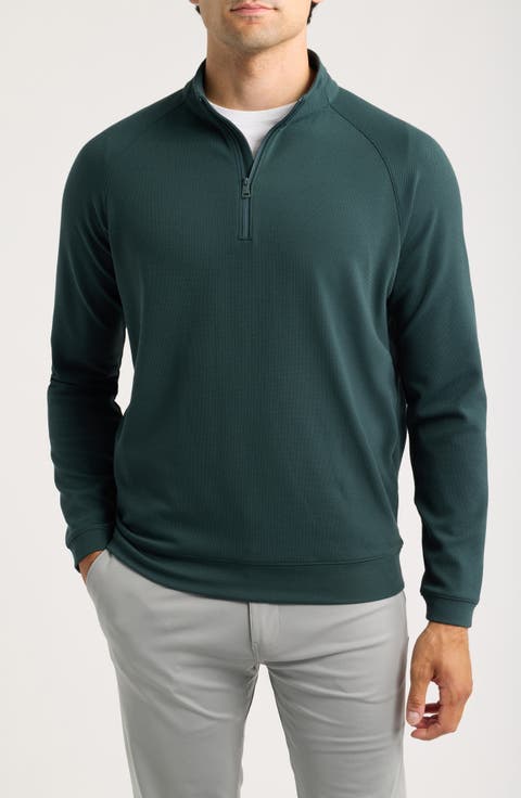 Cradle Performance Piqué Quarter Zip Pullover