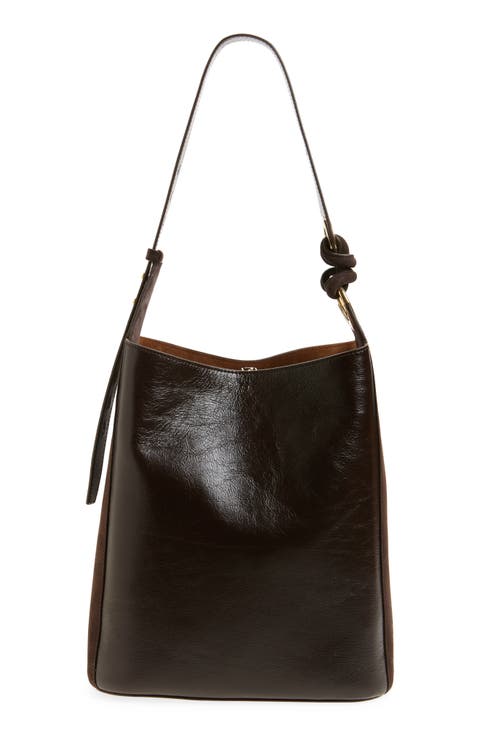 Ringo Leather North/South Shoulder Bag
