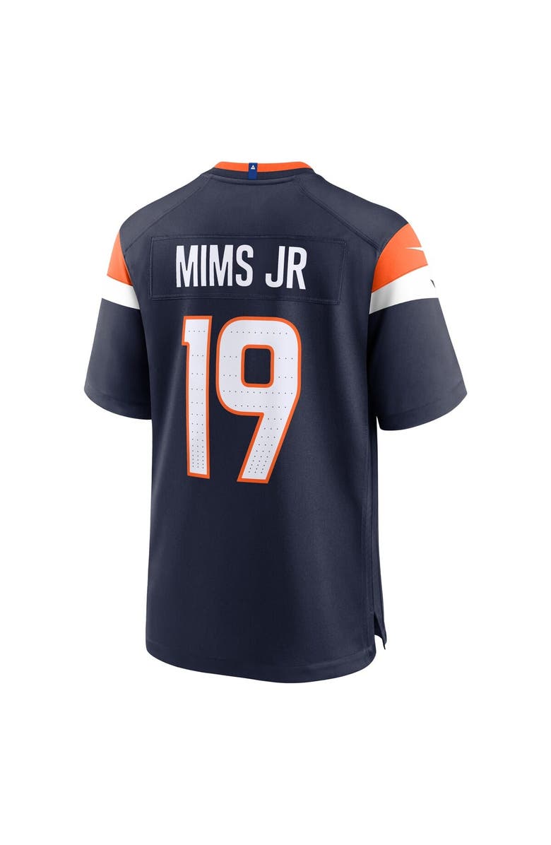 Nike Men's Nike Marvin Mims Jr  Navy Denver Broncos Alternate Game Jersey, Alternate, color, 