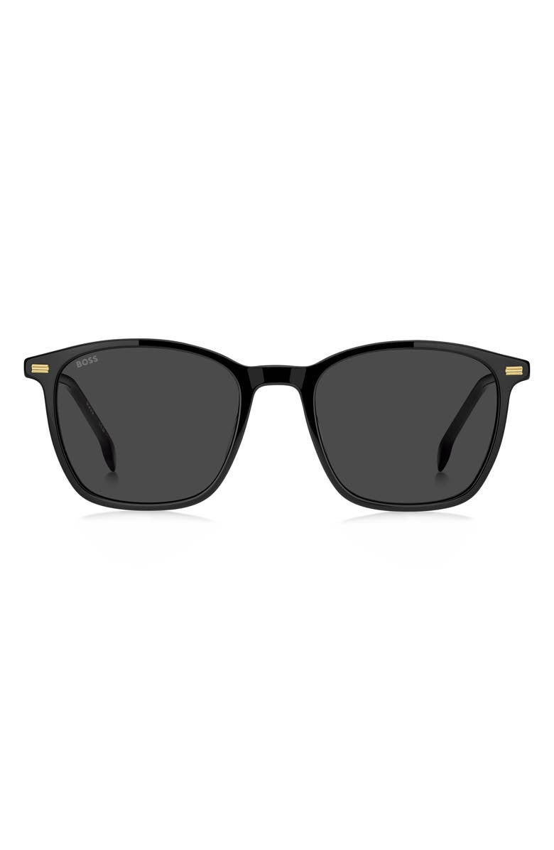 BOSS 53mm Sunglasses, Main, color, Black/ Grey