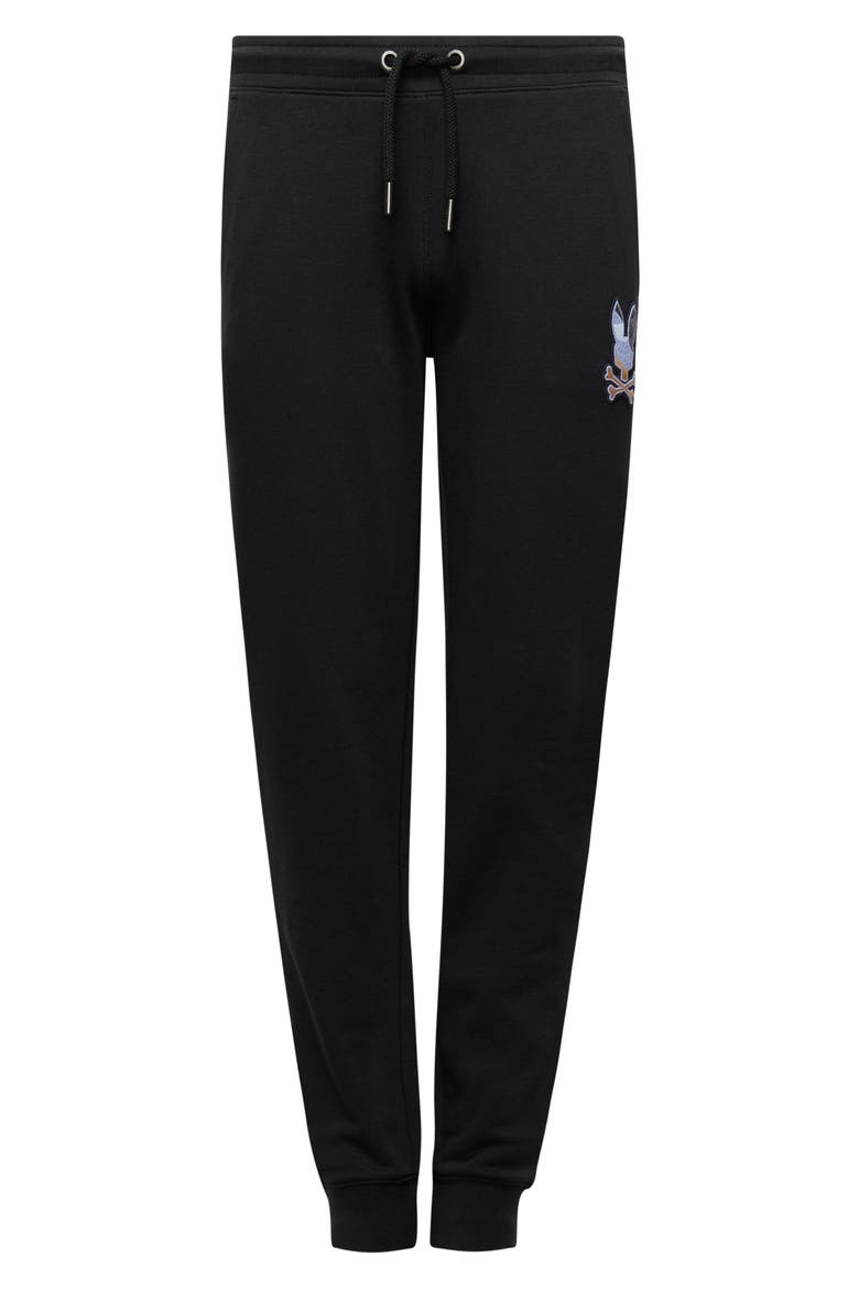 Kids' Dante Embroidered Graphic Sweatpants, Main, color, BLACK
