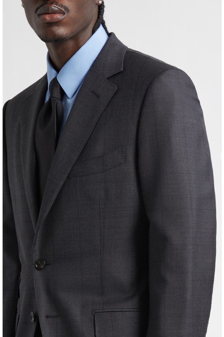 O'Connor Shadow Windowpane Check Wool Suit, Alternate, color, ANTHRACITE