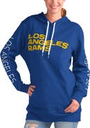 G-III 4HER BY CARL BANKS Women's G-III 4Her by Carl Banks Royal Los Angeles Rams Extra Inning Pullover Hoodie