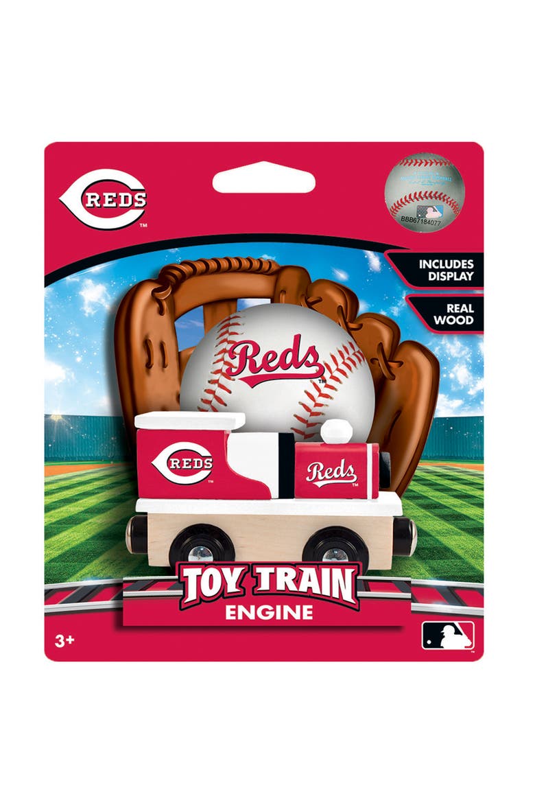 Cincinnati Reds Toy Train Engine, Alternate, color, Multicolor