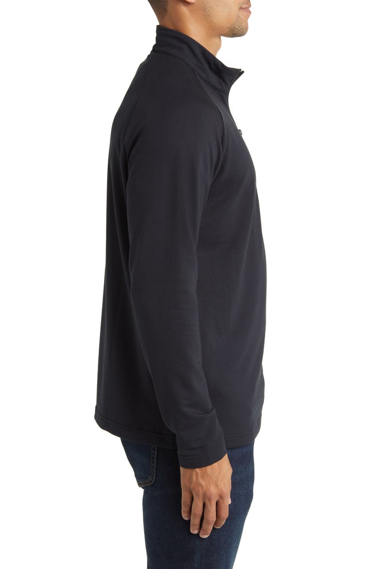 Valiant Quarter Zip Pullover, Alternate, color, BLACK