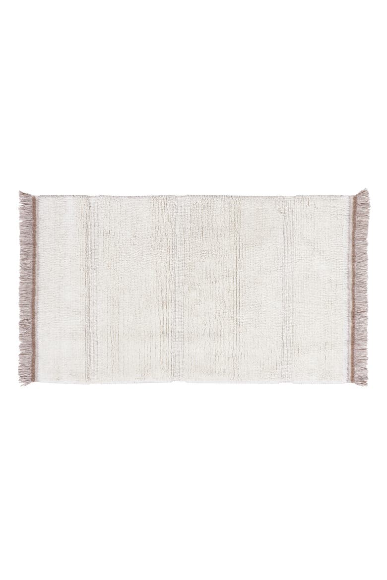 Steppe Woolable Washable Wool Rug, Main, color, SHEEP WHITE