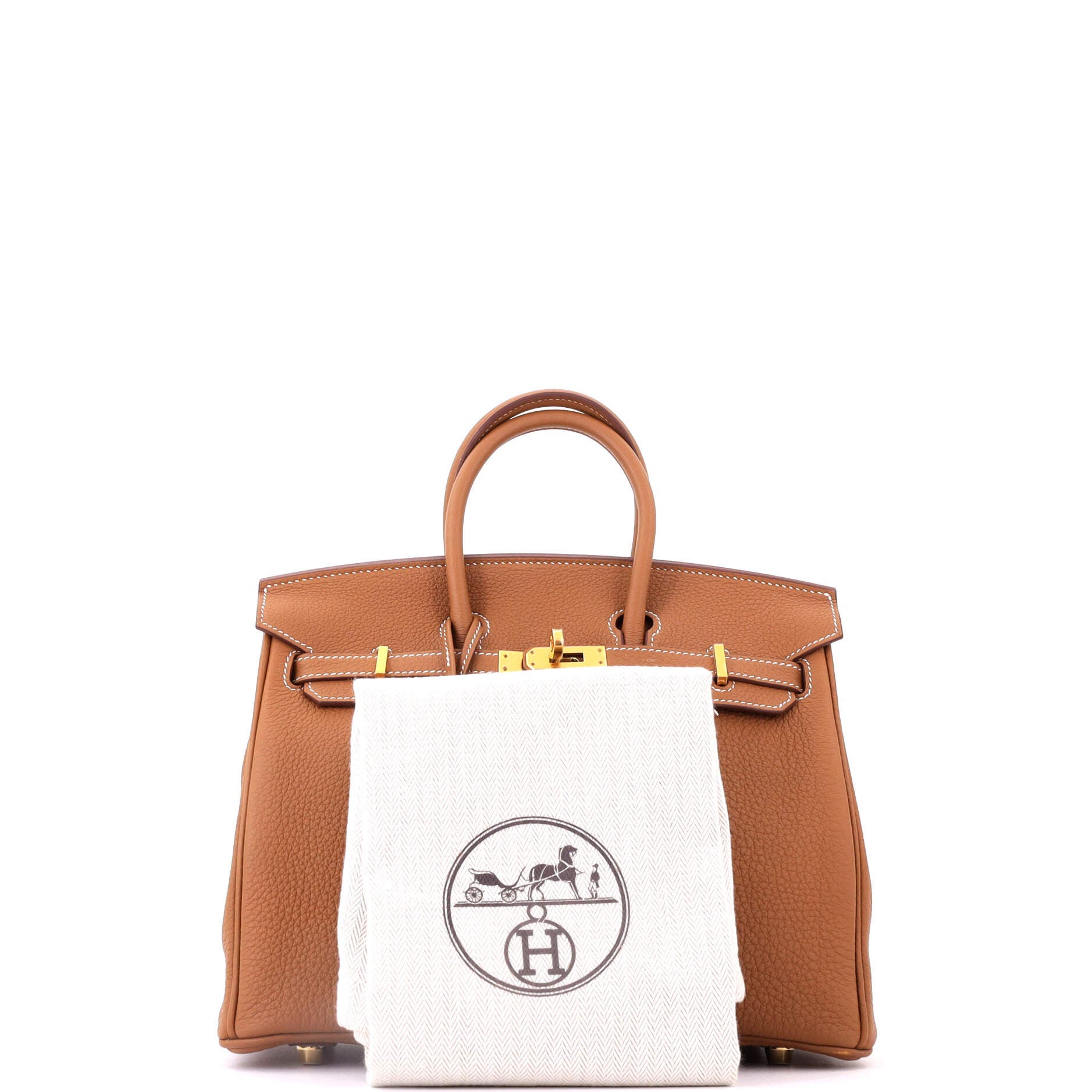 Birkin Handbag Brown Togo with Gold Hardware 25, Alternate, color, Gold