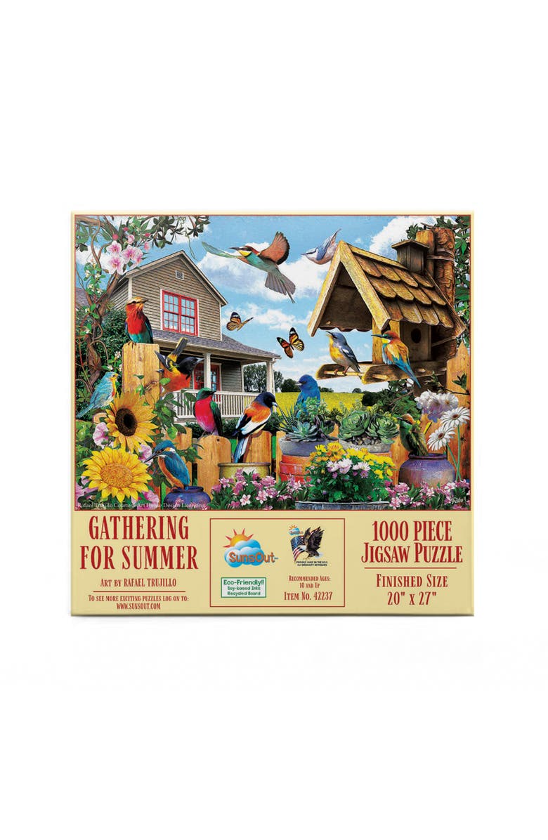 Sunsout Gathering for Summer 1000 piece Jigsaw Puzzle for Adults, Alternate, color, Multicolor