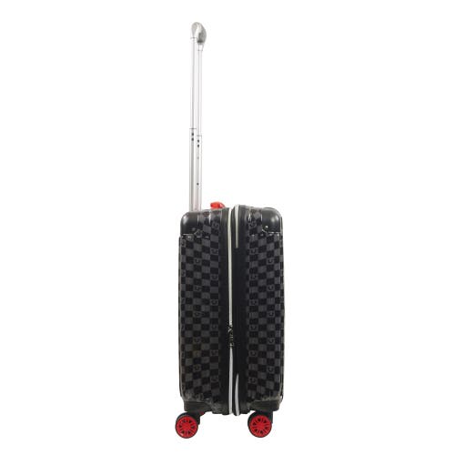 Shop True Religion 22.5" Hardcase Checkered Carry-on With Big Logo.