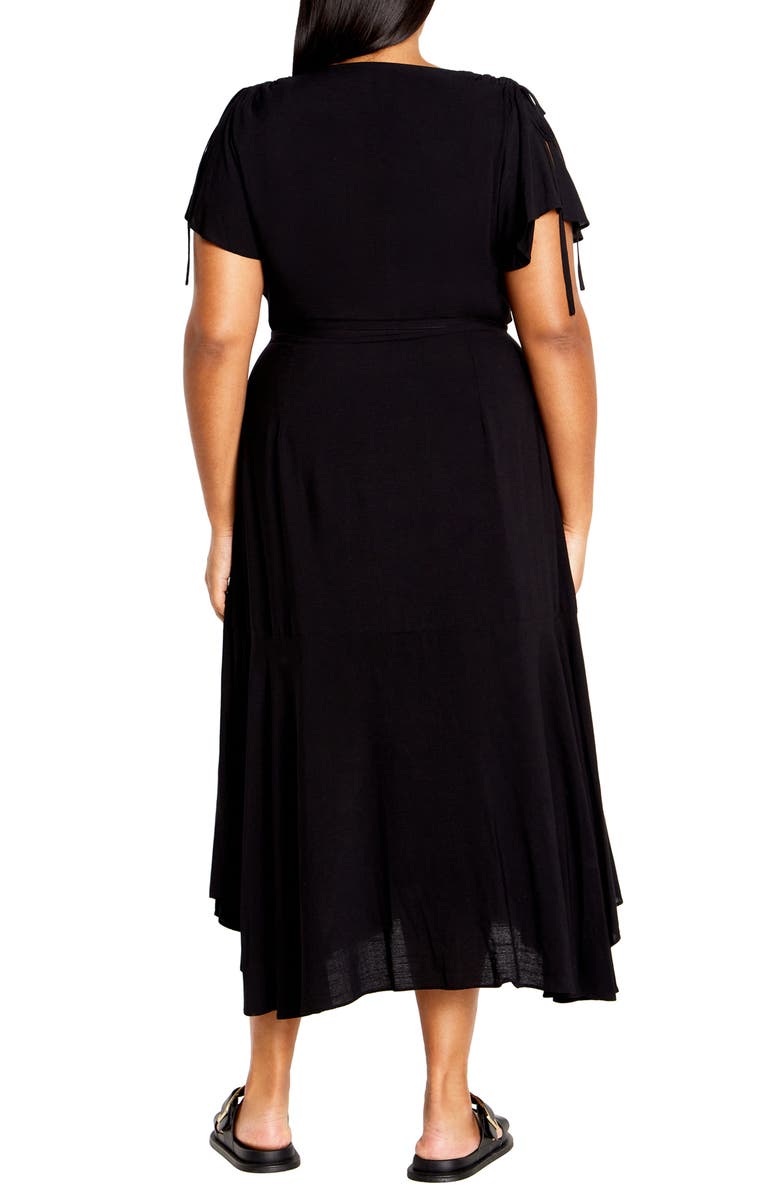 City Chic Imogen Wrap Dress, Alternate, color,