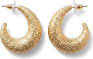 SAACHI Chunky Croissant Hoop Earrings