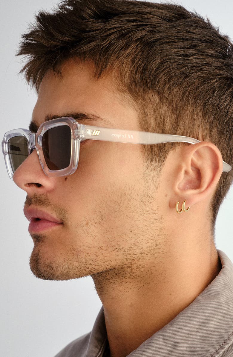 Le Specs Impossible 51mm Square Sunglasses, Alternate, color, Clear