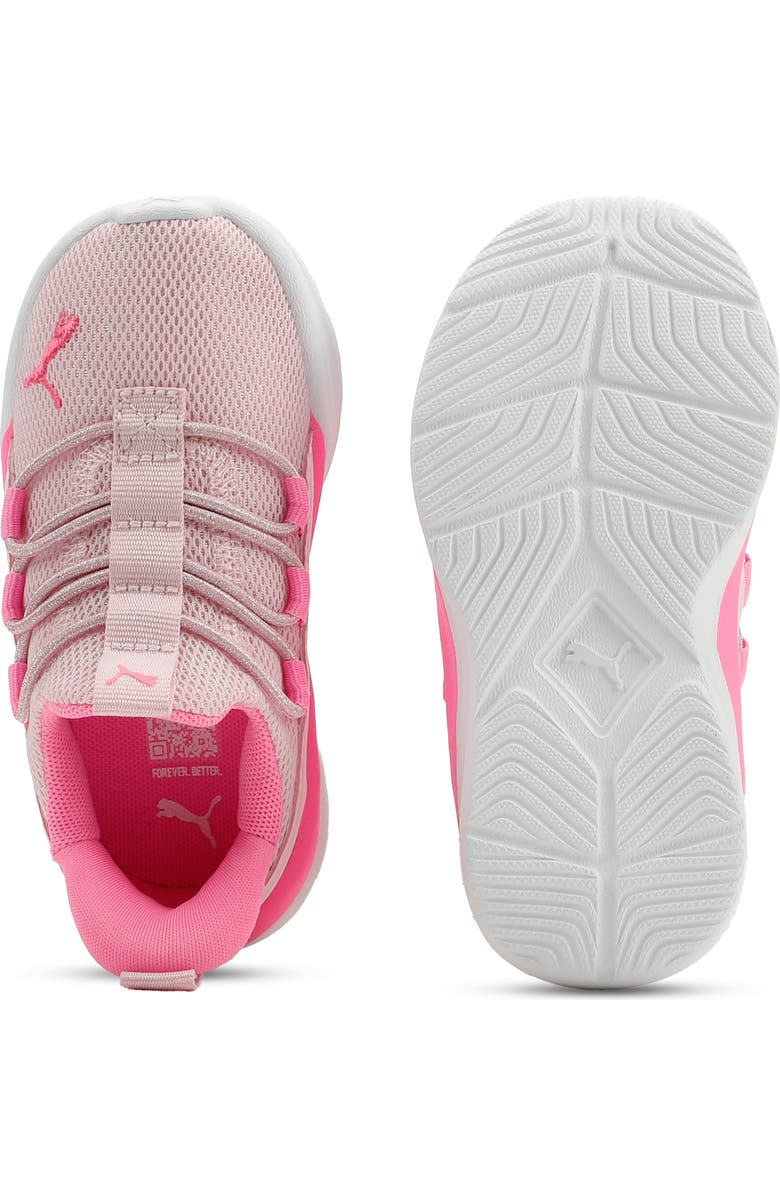 PUMA Kids' One4All 2.0 Pull-On Running Sneaker, Alternate, color, Pearl Pink/ Pink Pixel