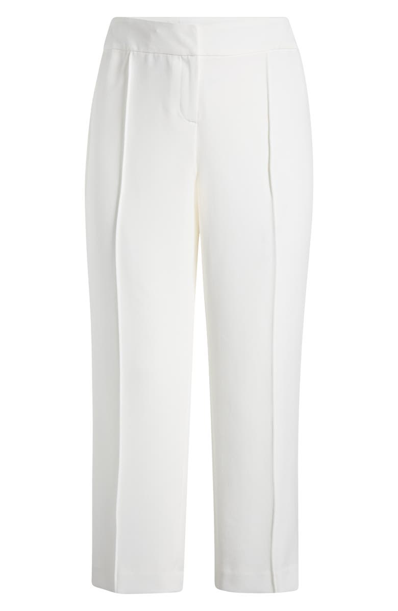 KASPER Flat Front Slim Pants, Alternate, color, Vanilla Ice