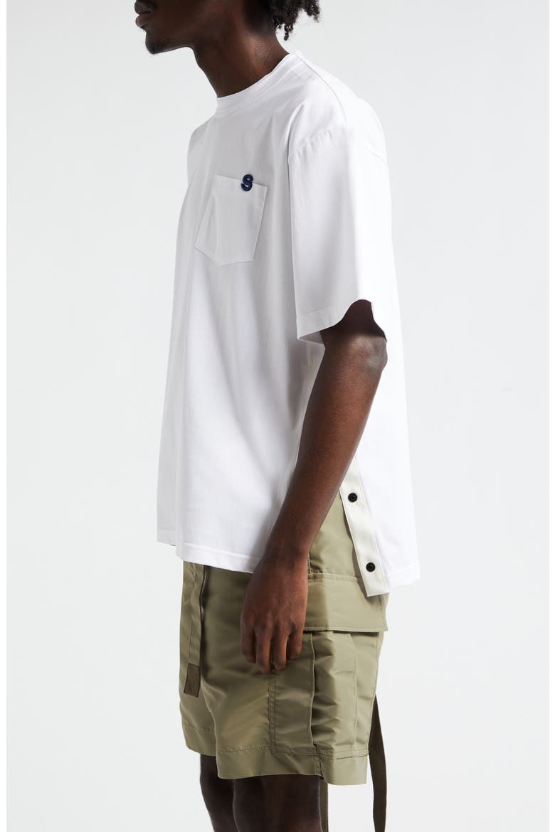 Embroidered Cotton Jersey T-Shirt, Alternate, color, WHITE