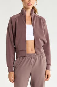 Zella Cozy Luxe Track Jacket