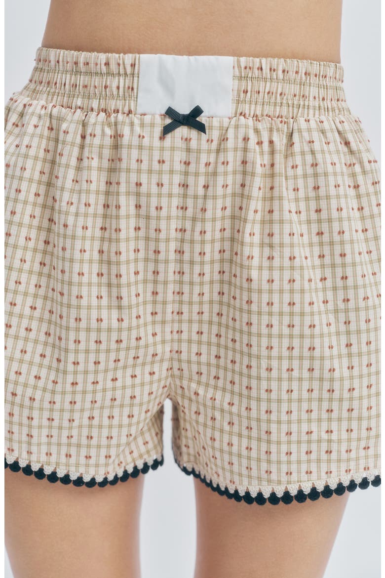 Penny Plaid Shorts, Alternate, color, BEIGE PLAID