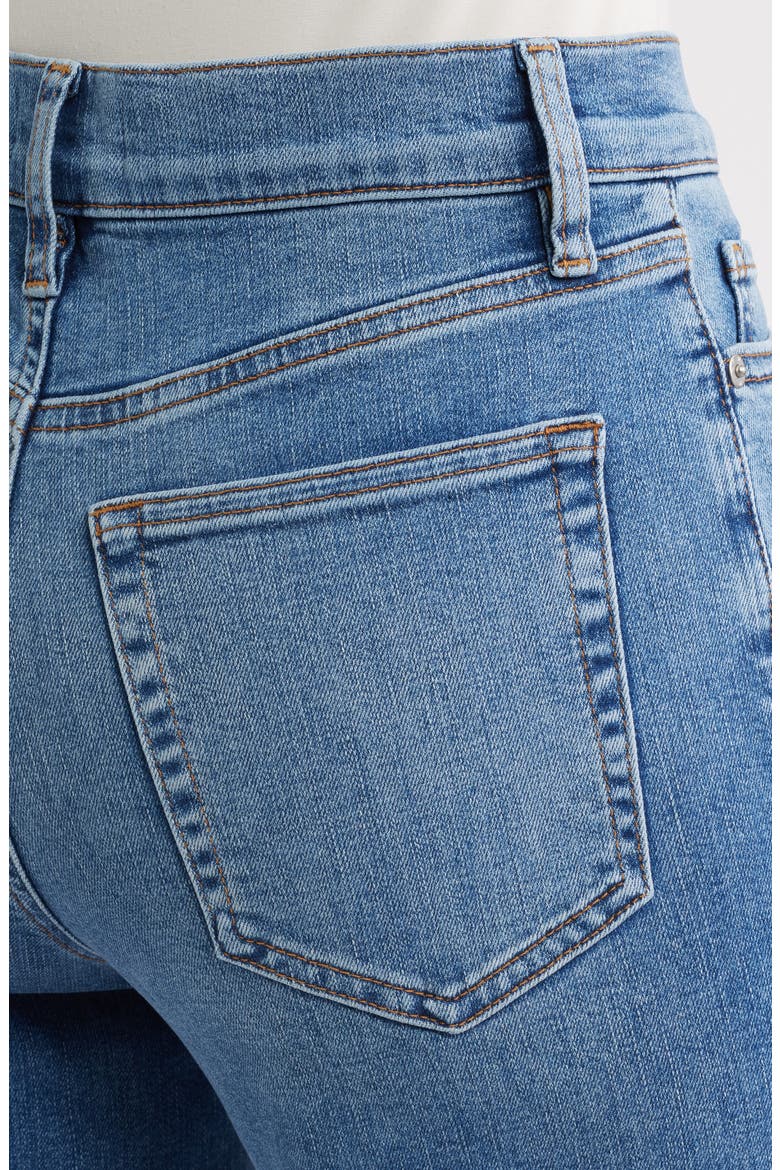 Le Pixie High Waist Slim Palazzo Jeans, Alternate, color, GOSSAMER