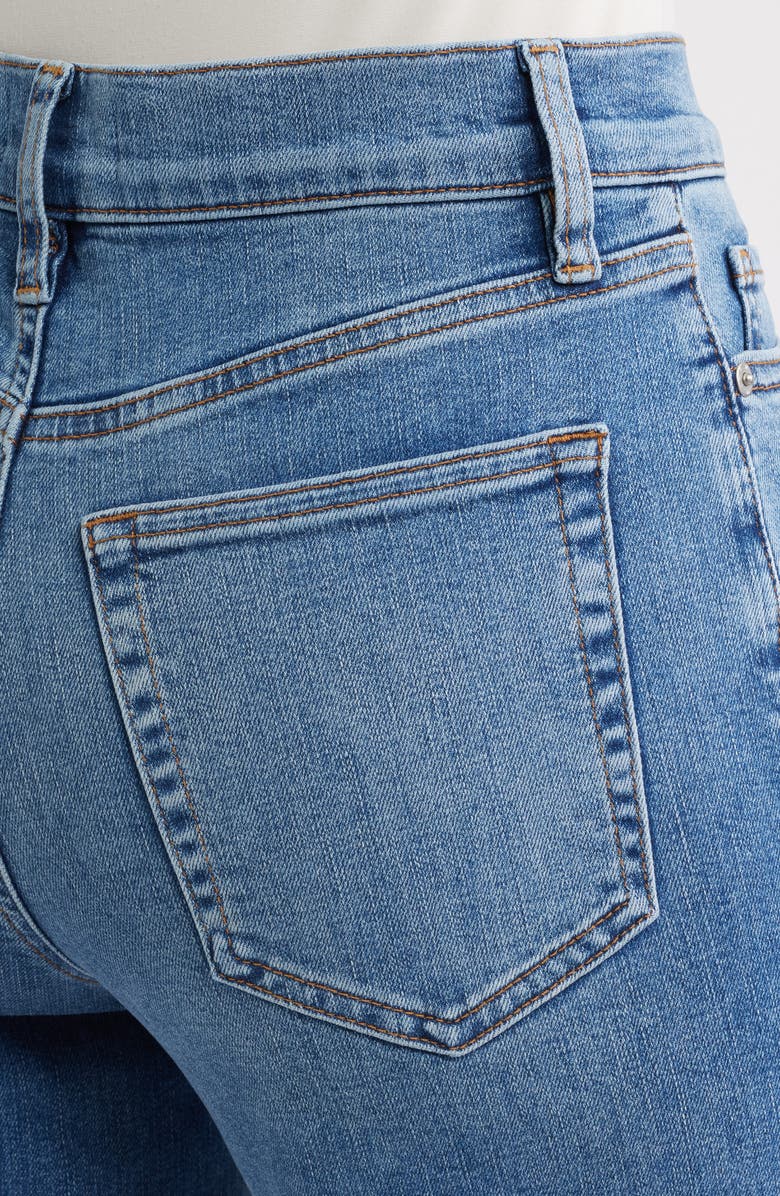 FRAME Le Pixie High Waist Slim Palazzo Jeans, Alternate, color, Gossamer