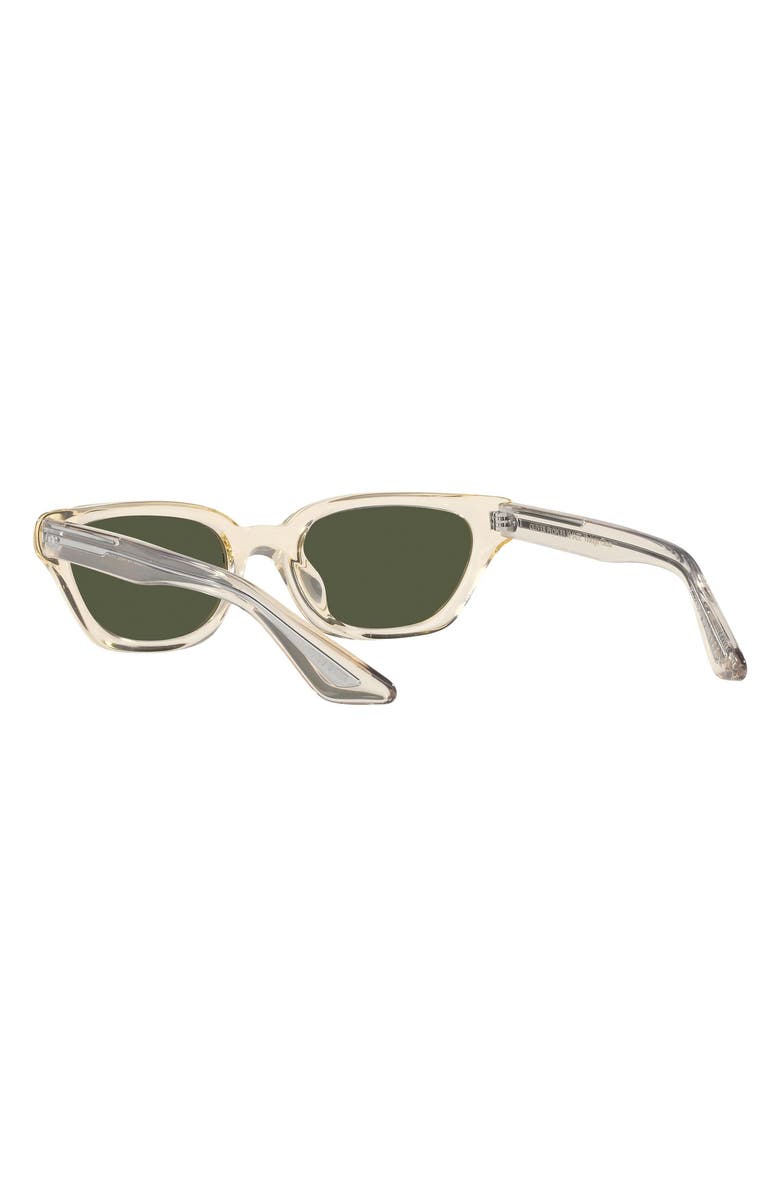 Oliver Peoples x KHAITE 1983C 52mm Irregular Sunglasses, Alternate, color, Light Beige