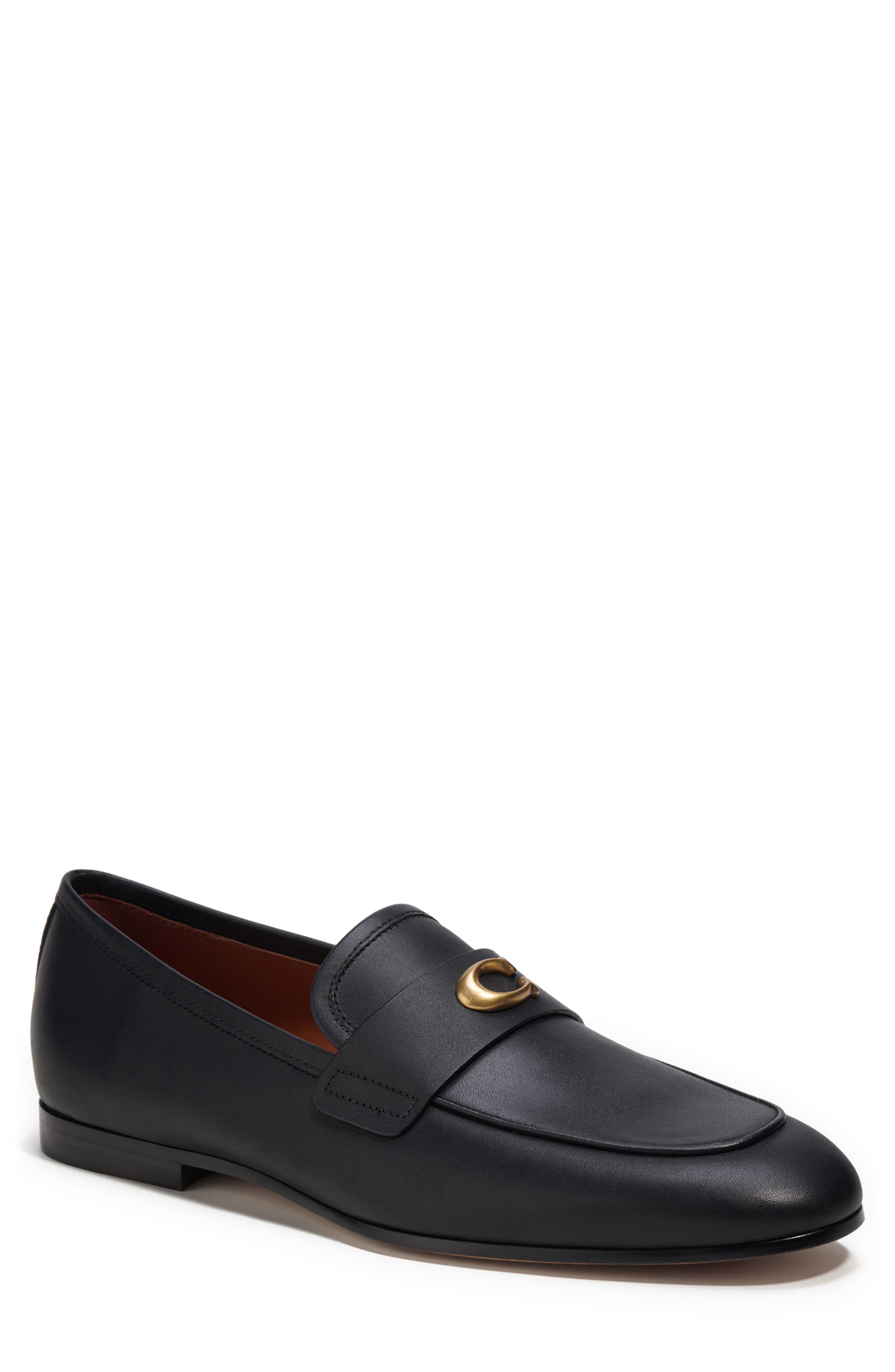 COACH Sculpt C Leather Loafer, Main, color, 