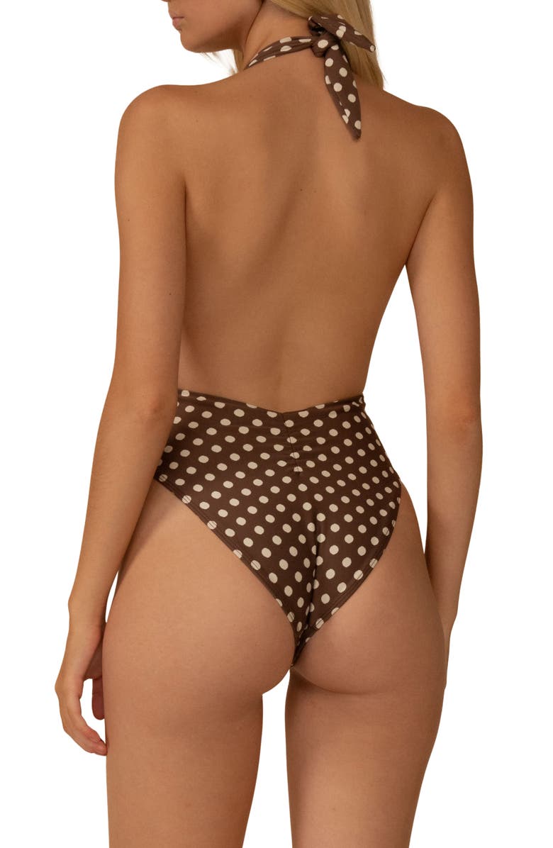 MONTCE Vivian Tropez Tie Waist One-Piece Swimsuit, Alternate, color, Vivian