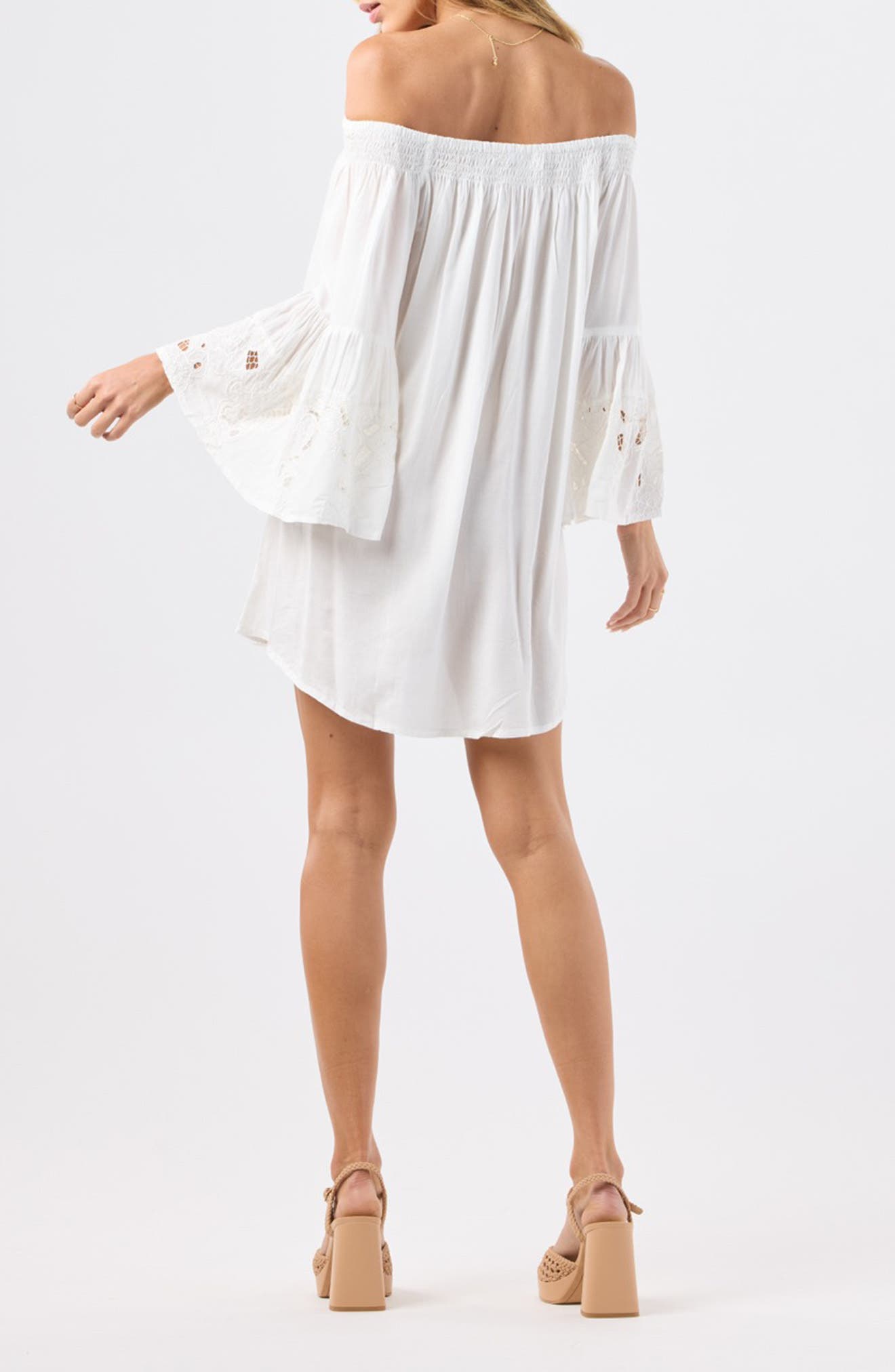 Tiare Hawaii Amalfi Off the Shoulder Minidress (Women) | Nordstrom