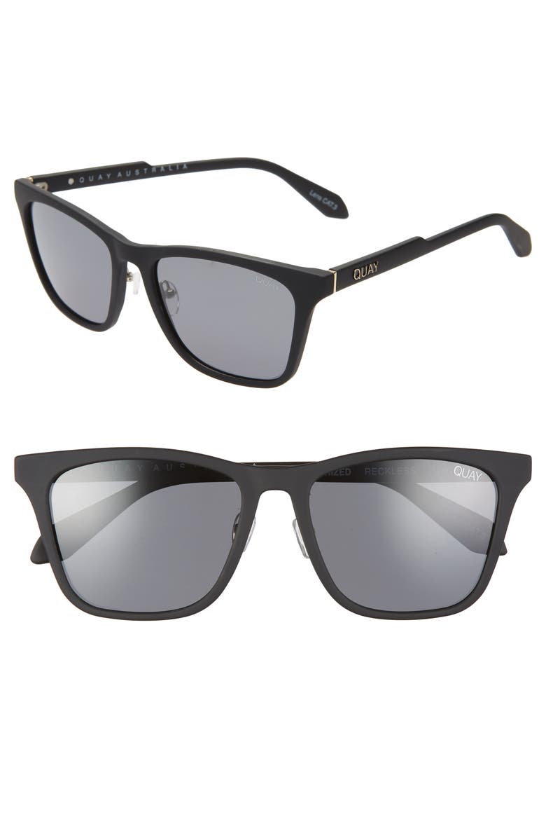 QUAY Australia Reckless 56mm Square Sunglasses, Main, color,