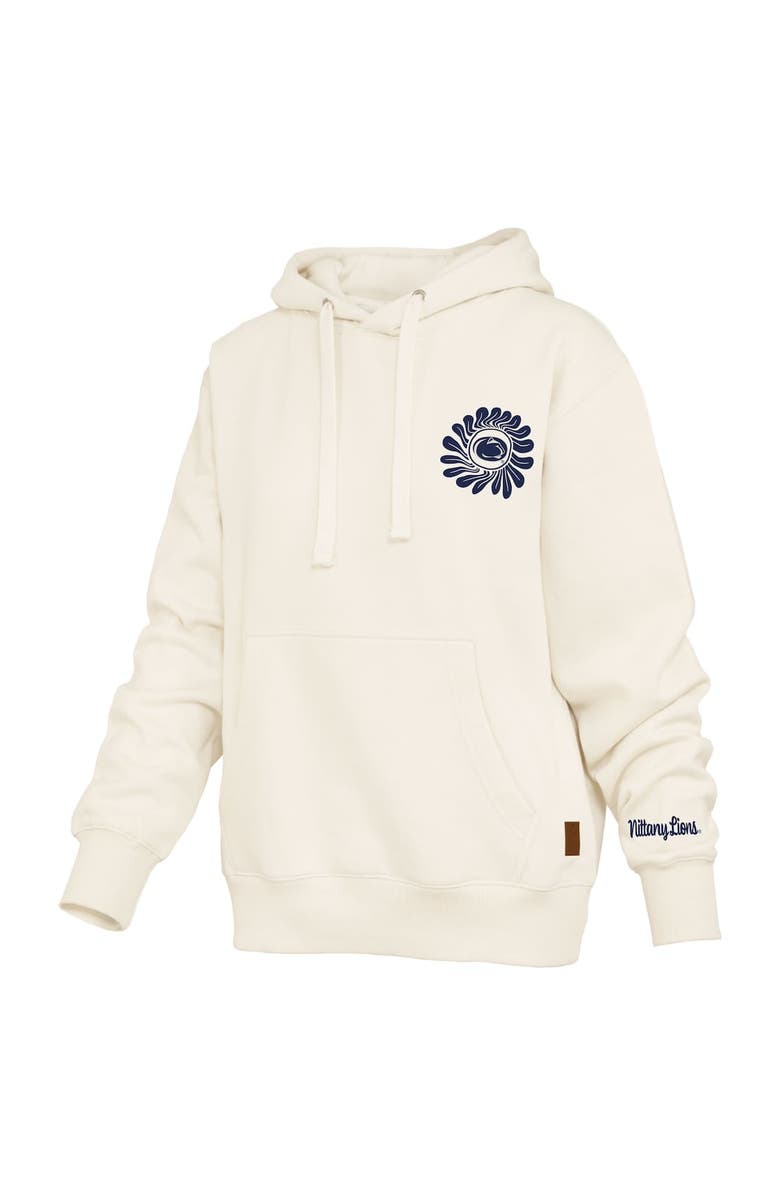 PRESSBOX Women's Pressbox  Cream Penn State Nittany Lions Elena Janise Hoodie, Alternate, color, Cream