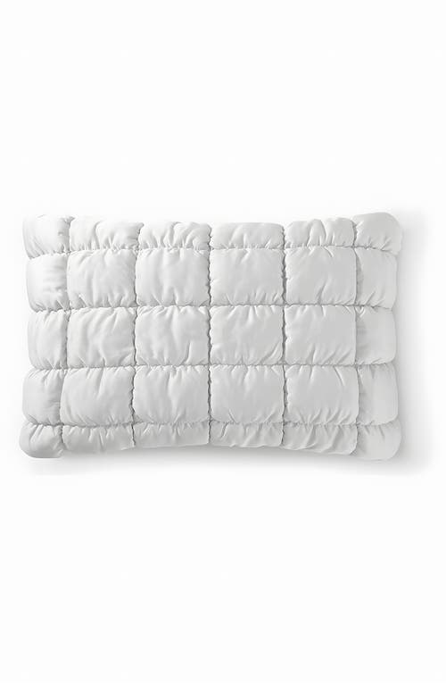 Sunday Citizen Puff Squares Set Of 2 Pillow Shams In White