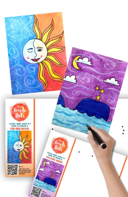 Guide Dots Add-On Art Rolls for Guide Dot's Art Kits in L1 Sun+Moon/celestial Whale  product