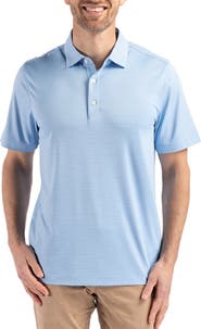 Cutter & Buck Forge Fine Line Stripe Recycled Blend Polo