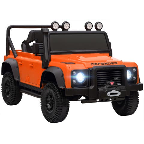Land Rover Licensed Kids Electric Truck, Battery, Remote, Dual Motors, Suspension