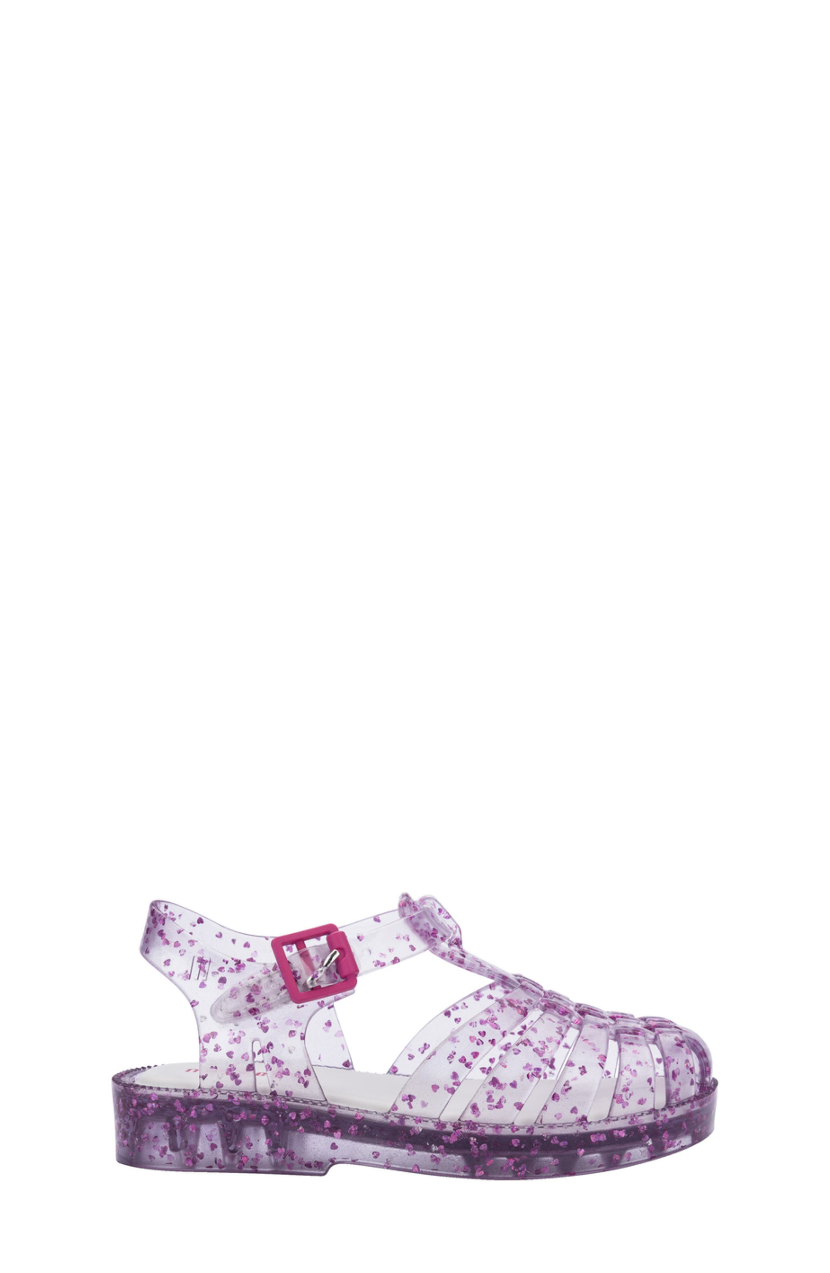 Mini Melissa Kids' Possession Glitter Fisherman Sandal, Alternate, color, 