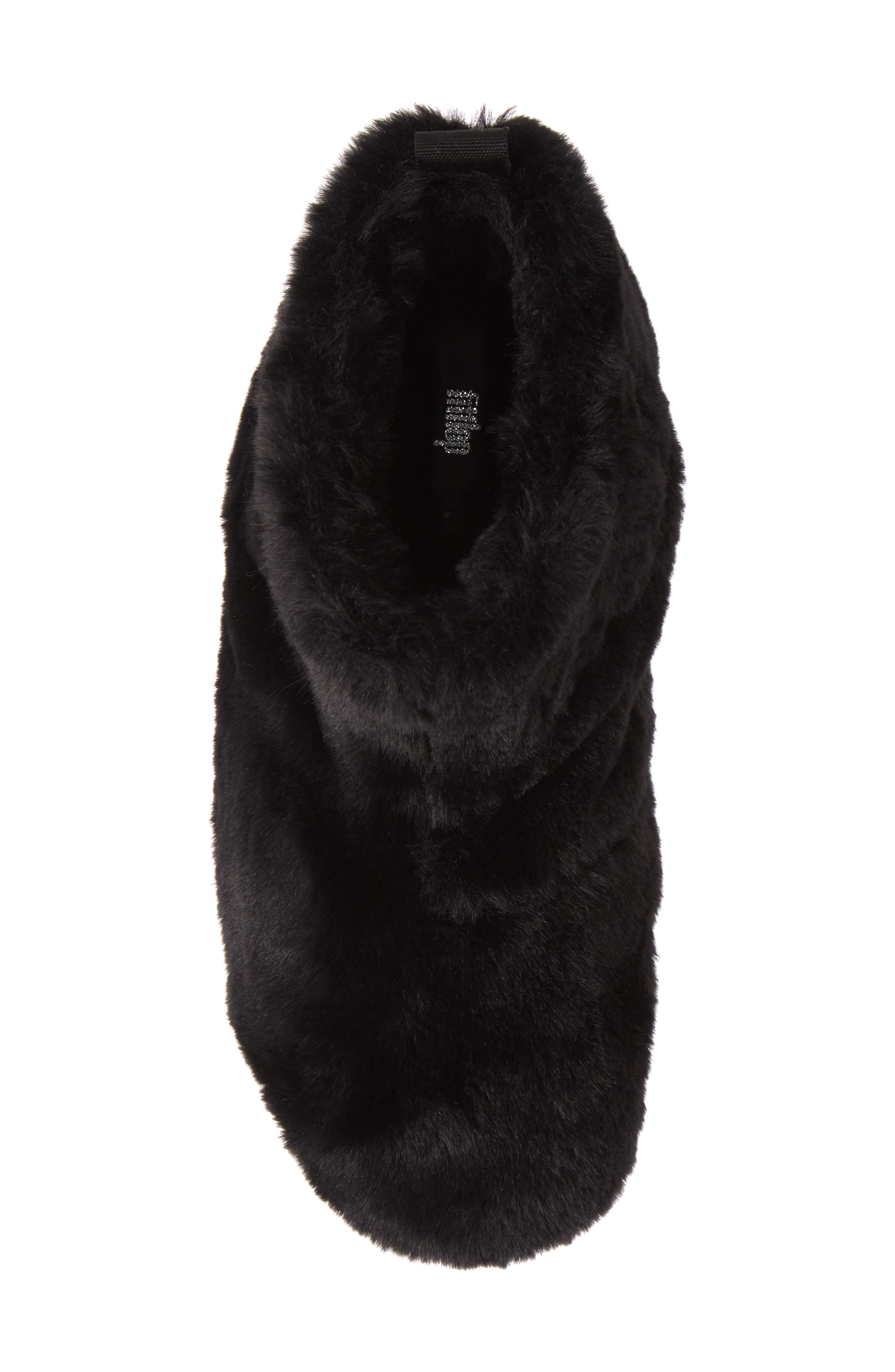 FitFlop Faux Fur Slipper Bootie, Alternate, color, 