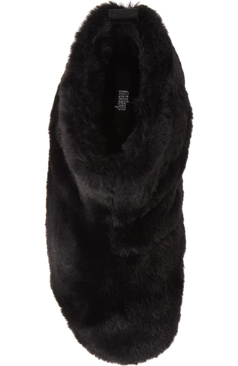 FitFlop Faux Fur Slipper Bootie, Alternate, color,