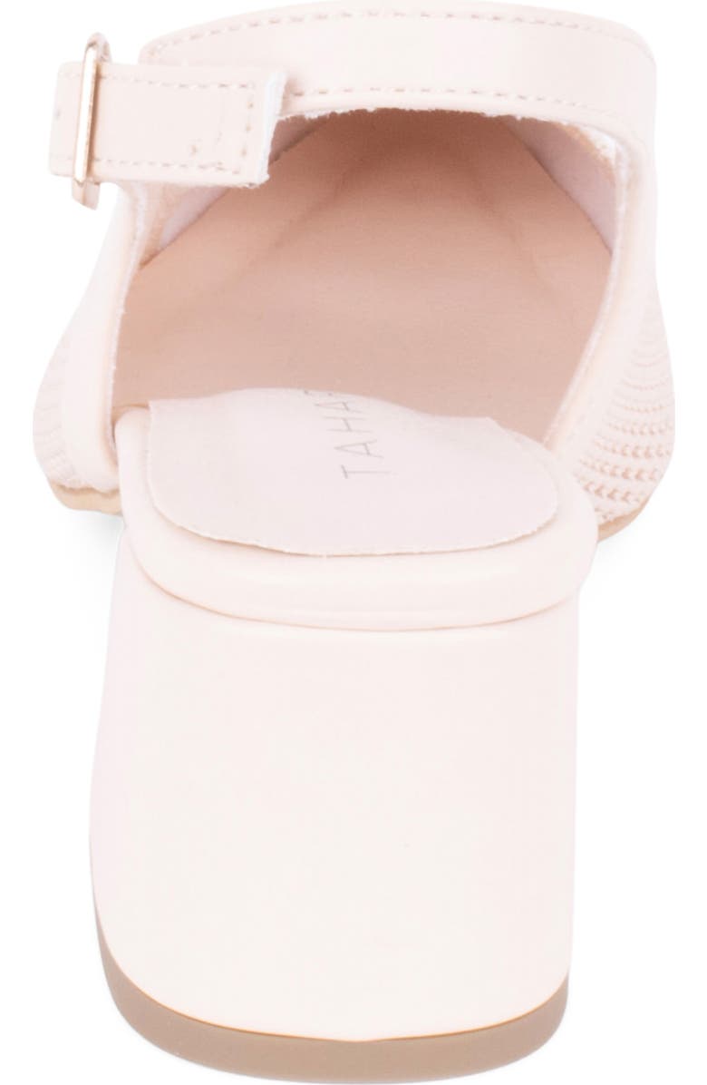 Tahari Pisa Slingback Cap Toe Pump, Alternate, color, Natural